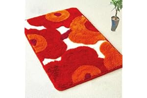 ZFFLYH Latch Hook Kits DIY Crochet Yarn Rugs Tapestry Hooking Needlework Crafts Arts Kit Color Preprinted Pattern Home Decoration Festival Gift for Adults and Kids