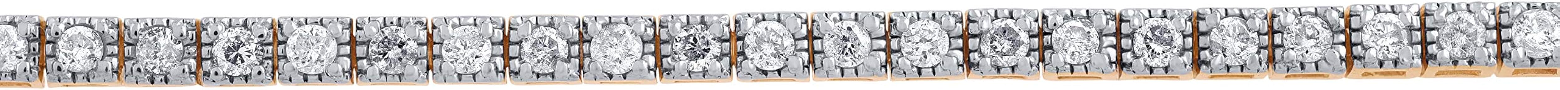 TJD 1.00 Carat (Ctw) Natural Diamond Classic Tennis Bracelet 68059