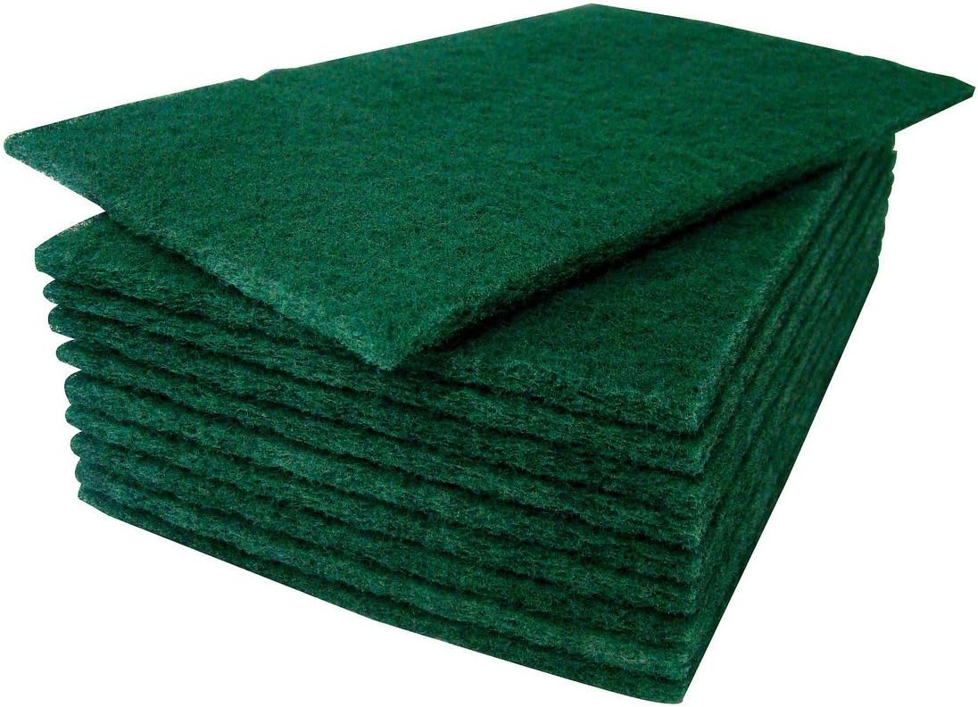 HeRO Dish Scrubber Scouring Pads - Household Scrub Pads for Stove Top Cleaner and Kitchen Scrubbers for Dishes, Cuts Solvents & Greasy Messes, Green 4.5 x 6 inch (Pack of 40): Health & Personal Care