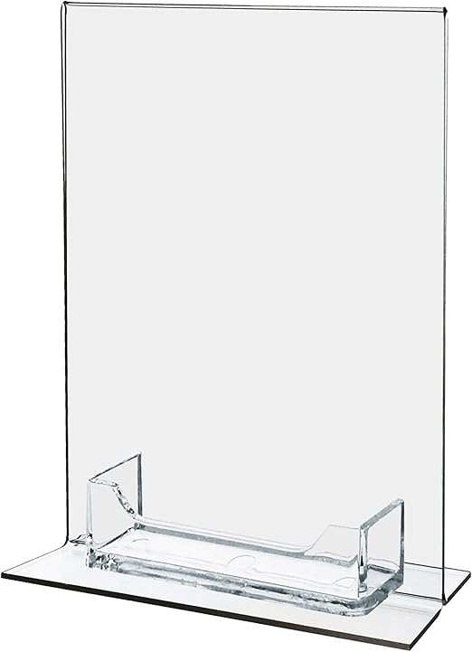 Marketing Holders 5"w x 7"h Advertisement Sign Holder with