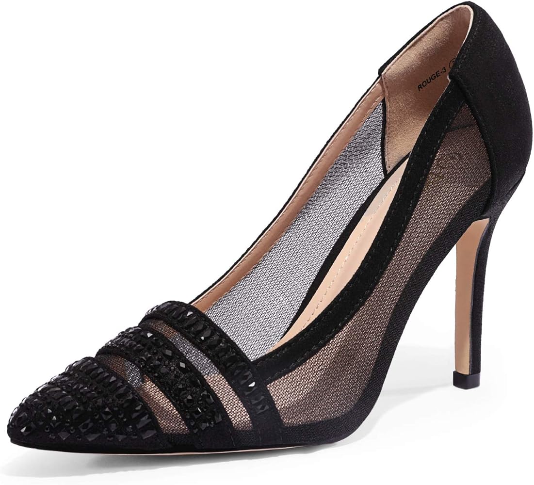 amazon women's black pumps