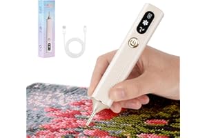 Electric Diamond Painting Pen | Vacuum Suction Diamond Art Pen (No Wax Needed) | 2-Speed Cordless Drill Picker Tool with Type
