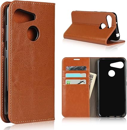 Amazon Co Jp Pelanty 京セラ Kyocera Gratina Kyv48 ケース手帳型 Android One S6 携帯カバー 手作り 高級本革レザー 財布型カバー カード収納 スタンド機能 耐衝撃 マグネット無し 開閉ベルトなし スマホケース 選べる4色 ライトブラウン 家電 カメラ