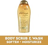 OGX Coconut Coffee Body Scrub 19.5 fl oz Exfoliating Bath Wash view 3