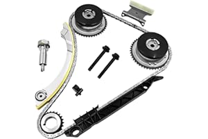 GDO 2.4 Ecotec Timing Chain Kit W/VVT Sprocket 9-4201SAVVT1 Compatible with 2011-2017 Chevy Equinox Malibu, GMC Terrain, Buick Verano Regal Lacrosse 2.2 2.4L Replace# 12588387 kit de cadena de tiempo de