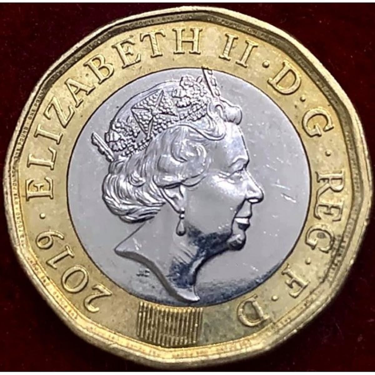 QUICK PICK MAGIC Double Headed 12 Sided New Pound - Heads On Both Sides - Double Sided Coin Trick