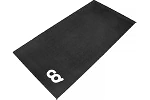 CyclingDeal Bike Trainer Floor Mat - Compatible with Indoor Exercise Stationary Bike Treadmill Elliptical Waterproof Gym Flooring Equipment - Indoor Cycle Stepper - Soft 30" x 60" (76 x 153cm)