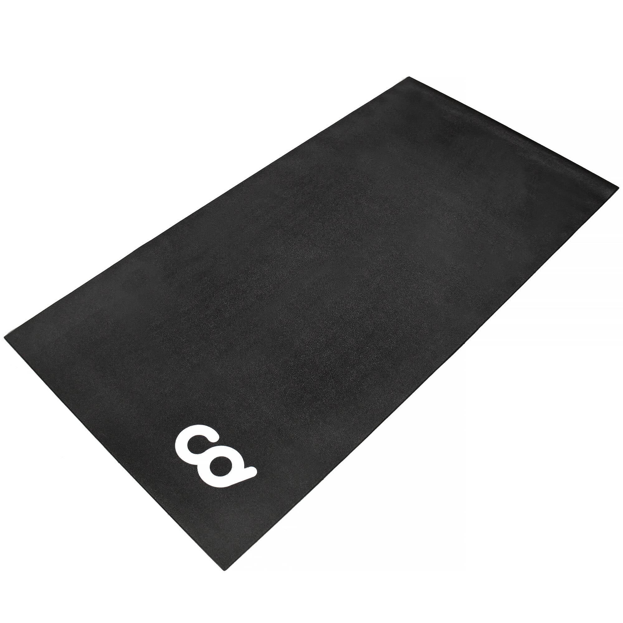 CyclingDeal Bike Mat - 30" x 60" Soft - Compatible with indoor, Exercise Stationary Bike, Elliptical, Gym Equipment Waterproof Mat Use On Hardwood Floors and Carpet Protection (76.2 cm x 152.4 cm)