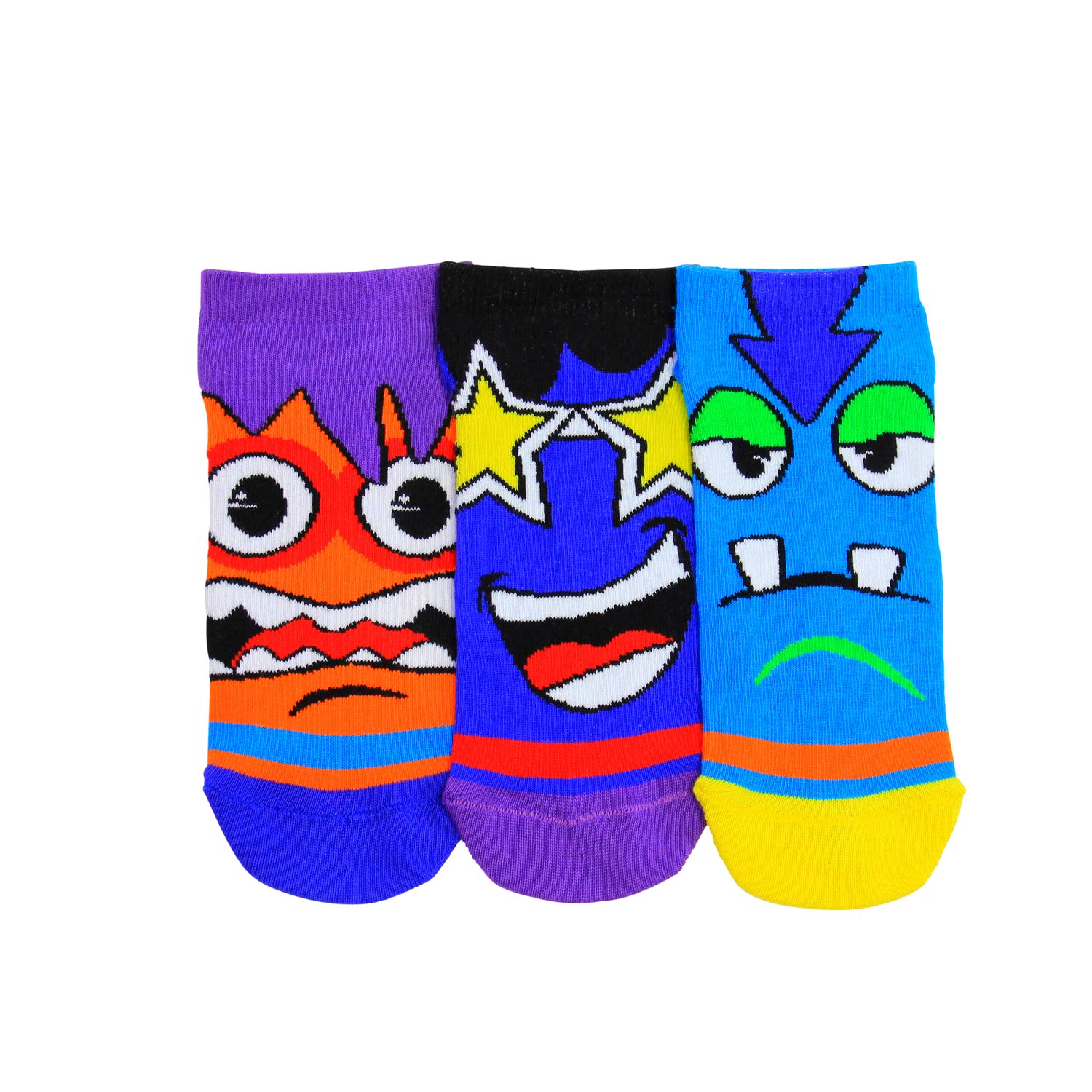 United Oddsocks - 3 Oddsocks Liners For Boys - Mash - UK 12-5.5 EUR 30.5-38.5 US 13.5-8