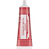 Dr. Bronner's Fluoride-Free &amp; SLS-Free Toothpaste, Cinnamon, 5 oz, 1-Pack | Naturally Freshens Breath, Whitens Teeth &amp; Removes Plaque - No Fluoride, SLS, or Mint - Vegan &amp; Cruelty-Free - 70% Organic