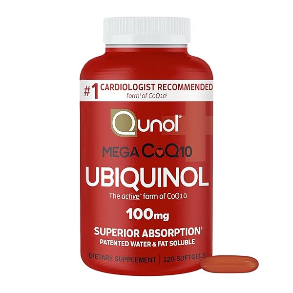 QUNOL MEGA UBIQUINOL COQ10 100MG, SUPERIOR ABSORPTION, PATENTED...