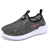 HOBIBEAR Boys Slip-on Mesh Sneakers Breathable