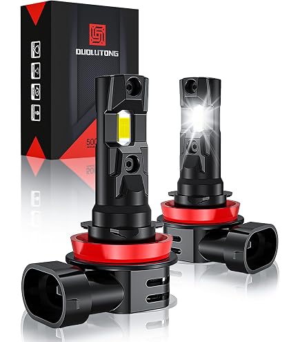 Kit De Luces LED H11 Blanco 6000K - 2 Bombillas Súper Brillantes, 4000 Lúmenes, Para Faros O Antiniebla