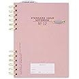 Designworks Ink Standard Issue No. 12 Dusty Pink Undated Planner Notebook Journal with Lined Pages, Elastic Pen Holder, and Durable Spiral Binding for Work, Writing, Journaling - 6" x 8.25"
