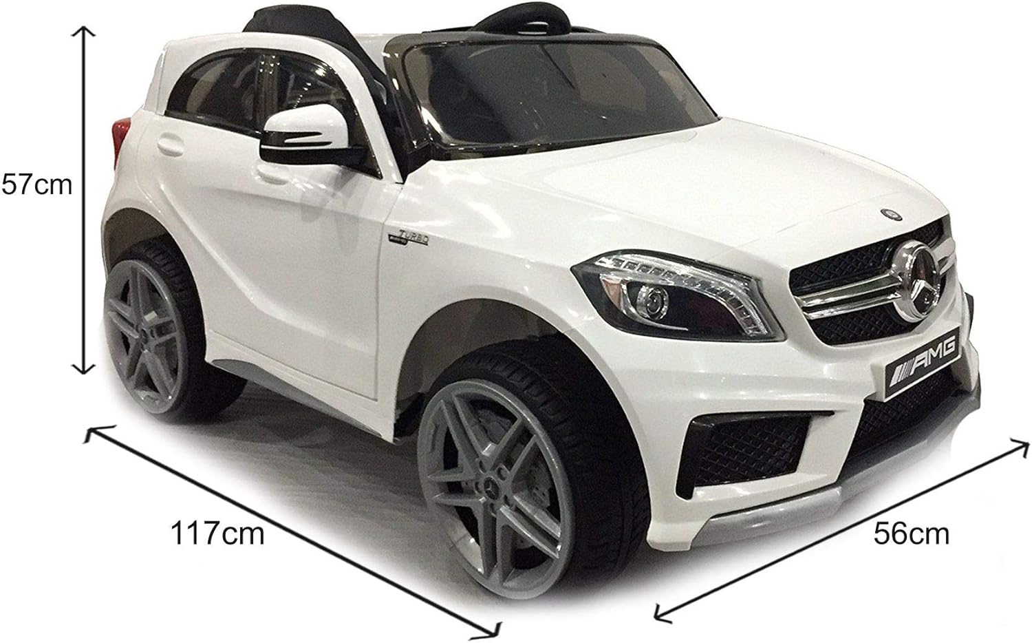Riricar Voiture Electrique Enfant Mercedes Benz 5 Amg Blanc 1 Place Avec Telecommande 2 4 Ghz Batterie 12 V 2x Moteur 35w 36 Mois 7 Ans Amazon Fr Jeux Et Jouets