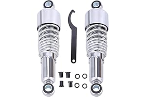 PSLER Rear Shock Absorber Rear Suspension Kit Rear Shocks Lowering Kit Preload Adjustable 10.5'' for Sportster XL 883 1200 19