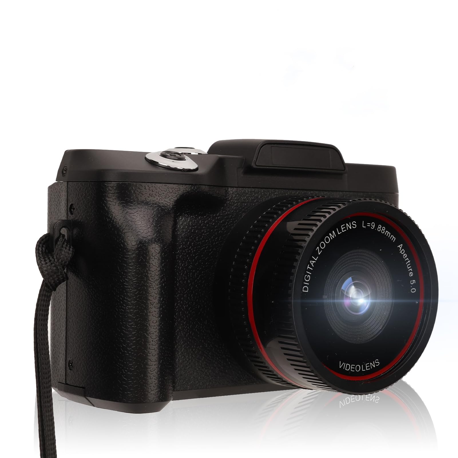 1080P 16MP Digital Camera 16X Optical Zoom 27mm Wide Angle Micro SLR Digital Camera 2.4in LCD Vlogging Camera for Beginner Photography