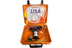 FlowJoe – Gas Guzzler Fuel Transfer Pump Moves 72 Gallons of Fuel or Water Per Hour. Great for Preppers, UTV’s, Boats, Equipment, Cars, Gas, Diesel, Etc. Mfg. in the USA.