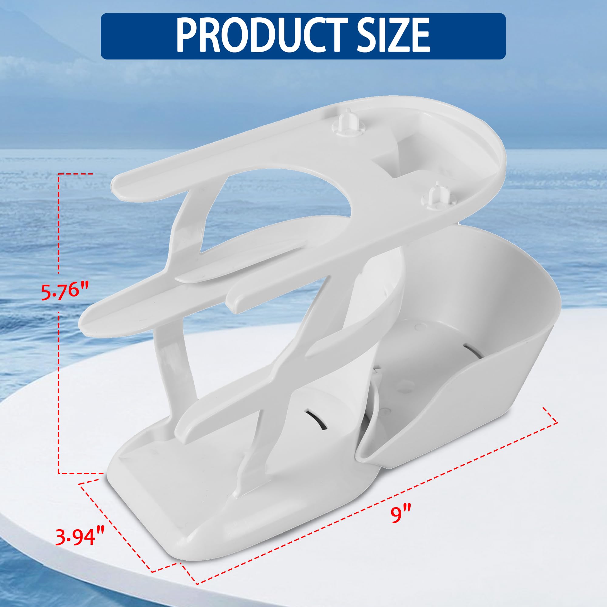 Premium Countertop Caddy Organizer for Navage Nasal Irrigation System - 3-Tier Storage for Nose Cleaning Supplies, Detachable Tray, Sleek Design - Nasal Care Accessories (Caddy Only)