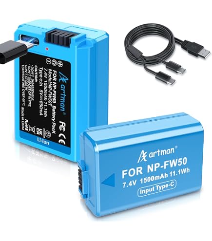 Batteria di qualità per Sony Cyber-Shot DSC-H3 – 3,6 V – 3,96 Wh – agli ioni di litio – non originale – alternativa di alta qualità