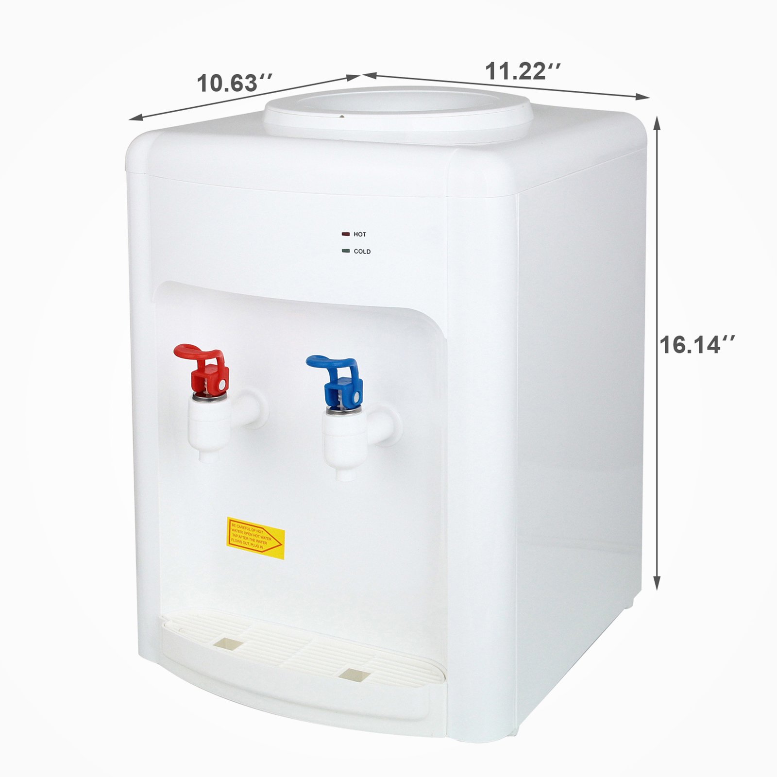 KUPPET 35 Gallon Countertop Water Cooler DispenserHot & Cold Water