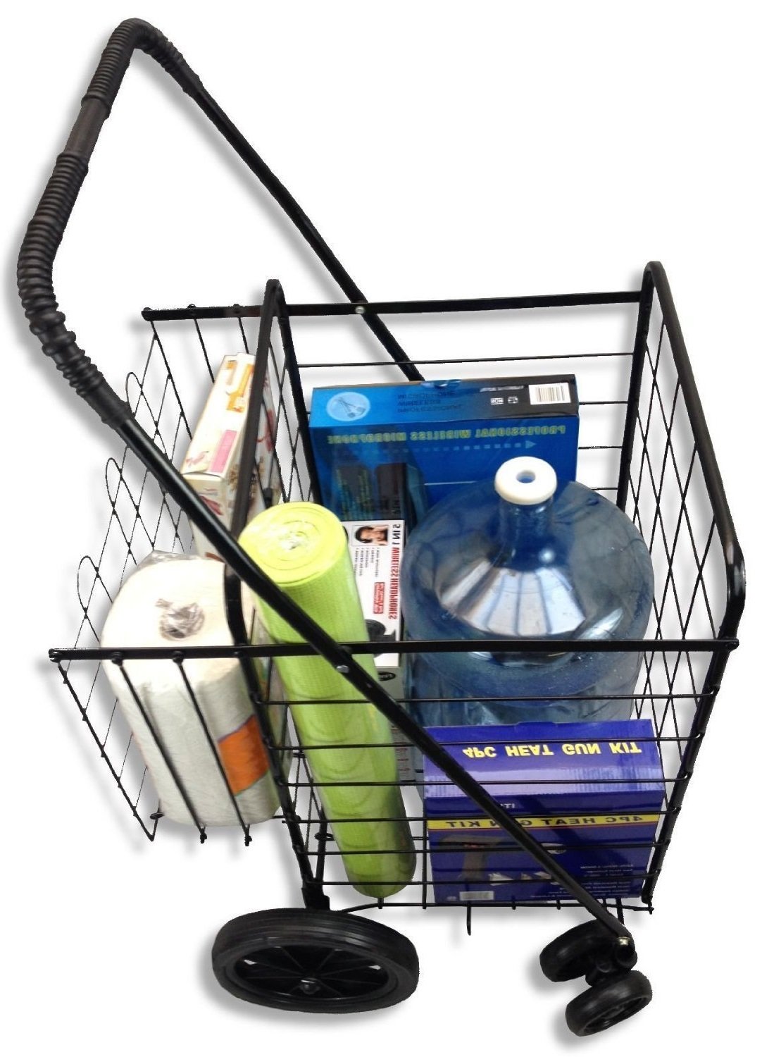 Extra Large Heavy Duty Shopping Carts Grocery Laundry Oversized Folding