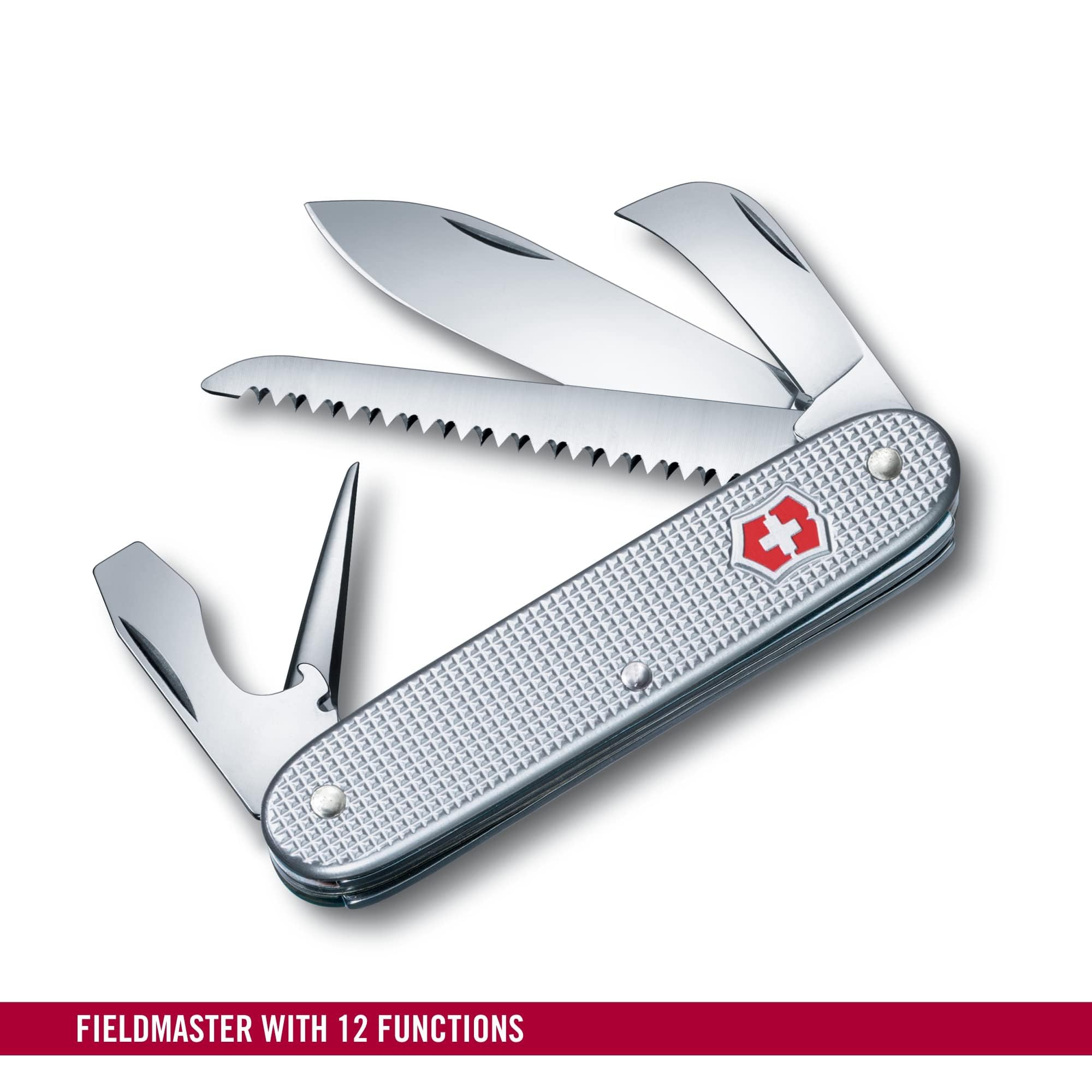 Victorinox Swiss Army 7 Alox, Schweizer Taschenmesser, Multitool, Swiss Army Knife mit 7 Funktionen, Holzsäge, Stech-Bohrahle 2