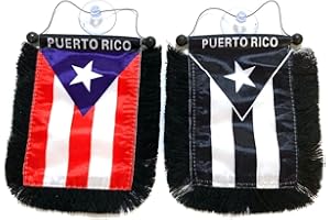 PRK 14 Boricua, Puerto Rico rearview mirror,Puerto rican Boxing glove suv car truck for home or auto Classic Boricua Puerto Rico flag