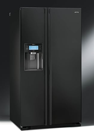 Smeg SS55PNL3 nevera puerta lado a lado Independiente Negro 531 L ...