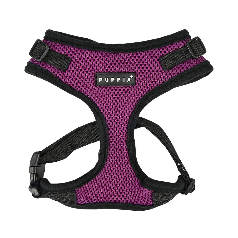 Puppia Ritefit Dog Harness small dog and medium dog harness - Adjustable and Super soft in many colours - Also usable as Puppy Harness - Anti Pull Dog Lead, Purple, XL โ image 1