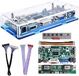 owootecc NT68676 LCD Controller Board Kit HDMI VGA DVI Audio Case 17" 19" view 1