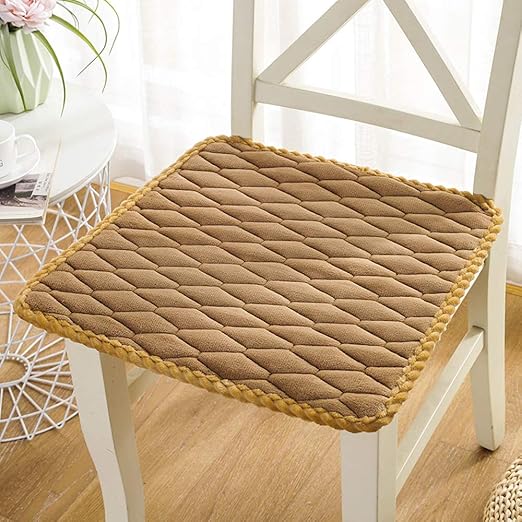 Amazon Co Jp Lovehomecandy 椅子クッション 座布団 低反発クッション おしゃれ 四方形 ひも付き 滑り止め 座布団 座 クッション 50x50cm 4 ホーム キッチン