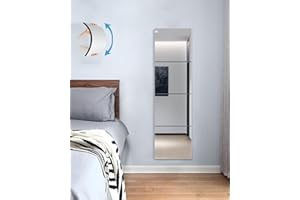 SAFEE MRROR Wall Mirrors for Bedroom Door,Unbreakable Full Length Wall Mirror Tiles,shatterproof Mirror for Kids 4 Pack 10" x10,Workout for Home Gym Body,Closet Mirror Wall,Home Gym Mirror