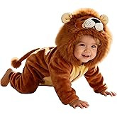 Seawhisper Halloween Animal Cosplay Lion Costume for Kids Baby Cape Cloaks 12M-6