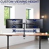 VIVO STAND-V002 Dual Monitor Desk Mount Heavy Duty 30 inch 10 kg each view 5