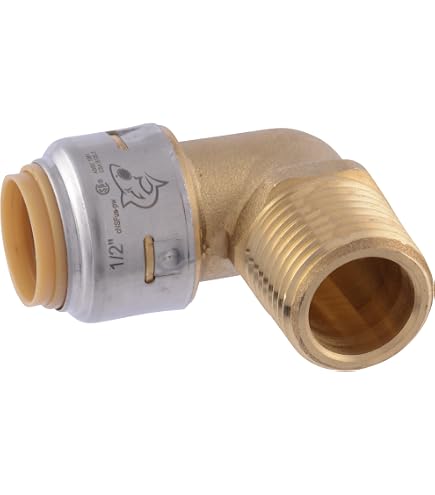 XFITTING Push Fit 3/4 Inch x 3/4 Inch Male NPT Elbow, 3/4 in Inch Push Fit Male Elbow, 27-4-2=2XX, 2 Pieces