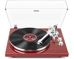 1 BY ONE Belt Drive Turntable with Wireless Connectivity, Built-in Phono Pre-amp, USB Digital Output Vinyl Stereo Record Play