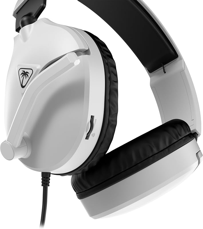 Recon 70 Blanc Nintendo Casque Gaming Filaire Licence Officielle pour Nintendo Switch 2 avec Microphone à Bascule, Ajustable, Design léger, Commandes sur Le Casque