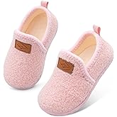 Lefflow Toddler Slippers Boys Girls House Shoes Slip on Baby Sock Shoes Lightweight Outdoor Walking Shoes