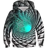 Belovecol Boys Hoodies 3D Printed Hooded Sweatshirts Casual Long Sleeve Pullover with Pocket for 6-16 Years