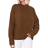 PRETTYGARDEN Womens Sweaters Spring 2026 Trendy Casual Crewneck Long Sleeve Cozy Knit Pullover Sweater Tops Fashion Clothing