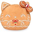 TeeTurtle Hello Kitty Christmas Reversible 4" Plushie - Gingerbread - Officially Licensed Sanrio - Cute Kawaii Soft Holiday Stuffed Animal