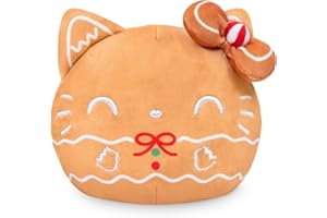 TeeTurtle Hello Kitty Christmas Reversible 4" Plushie - Gingerbread - Officially Licensed Sanrio - Cute Kawaii Soft Holiday Stuffed Animal
