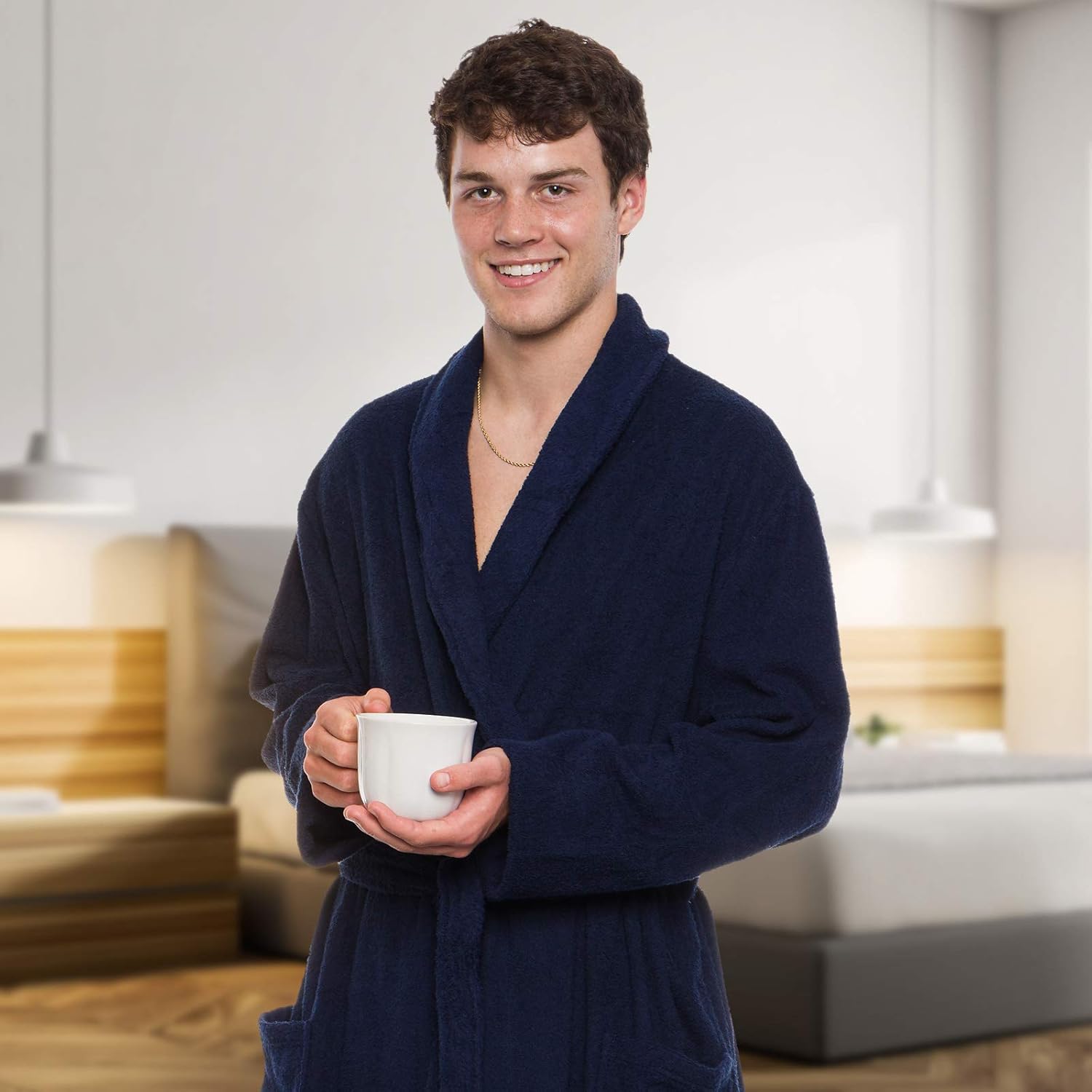 men's harley davidson bathrobe