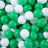 GUESVOT Soft Play Ball Pit Balls - Crush Proof Plastic Balls for Ball Pit Pack of 100pcs Set for Toddlers Ball Pool Playtent Tunnels with Reusable Storage Bag - 2.16 Inch