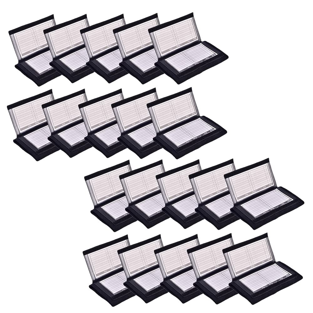 Photo 1 of Careworx 20 Pack Playbook Wristband (Youth) with Triple Windows Perfect for Football Plays, Softball Signs & Baseball (20 Pack) (Black)