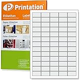 50 Blatt A4 Etiketten Selbstklebend - 210x297mm Für Drucker