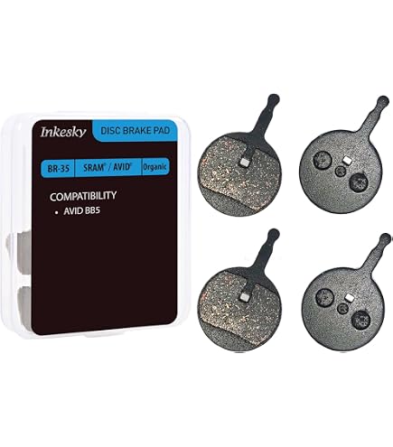 Bike Disc Brake Pads MOTSUV 2 Pairs MTB Bicycle Disc Brake Pads
