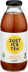 Just Ice Tea, Tea Half And Half Lemonade Organic, 16 Fl Oz