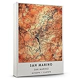 San Marino Map Poster, San Marino Map City Art